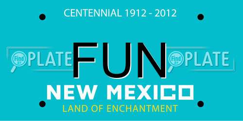 FUN New Mexico License Plate