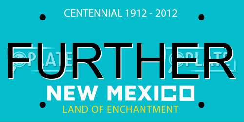 FURTHER New Mexico License Plate