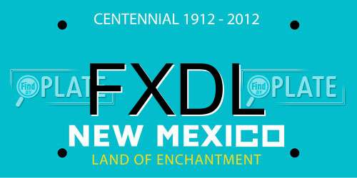 FXDL New Mexico License Plate