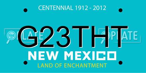 G23THT New Mexico License Plate