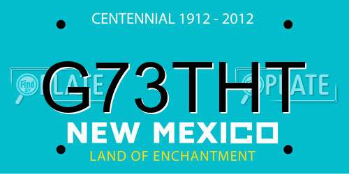 G73THT New Mexico License Plate