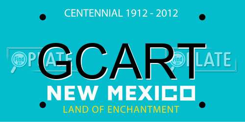 GCART New Mexico License Plate