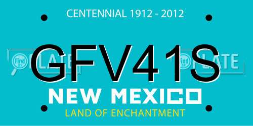 GFV41S New Mexico License Plate