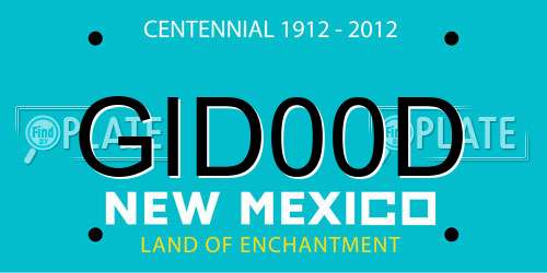 GID00D New Mexico License Plate