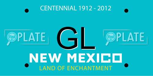 GL New Mexico License Plate