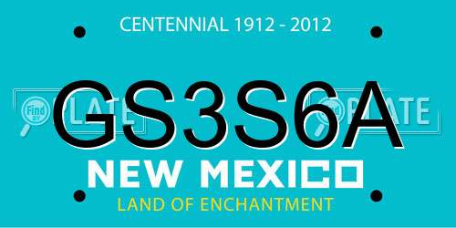 GS3S6A New Mexico License Plate