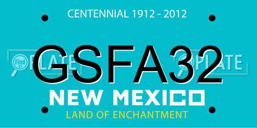 GSFA32 New Mexico License Plate