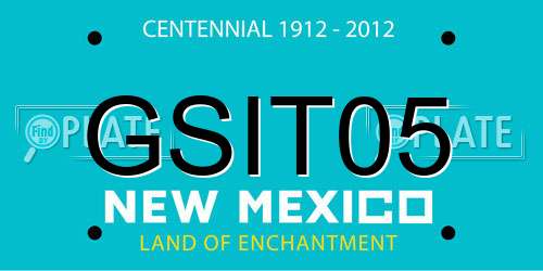 GSIT05 New Mexico License Plate