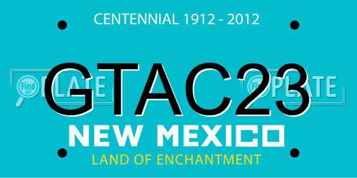 GTAC23 New Mexico License Plate