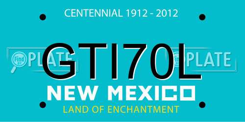 GTI70L New Mexico License Plate