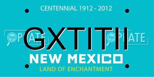 GXTITII New Mexico License Plate
