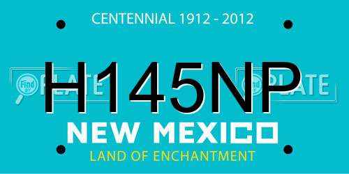 H145NP New Mexico License Plate