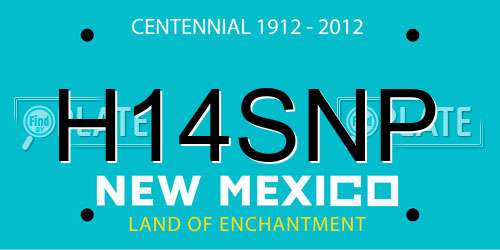 H14SNP New Mexico License Plate