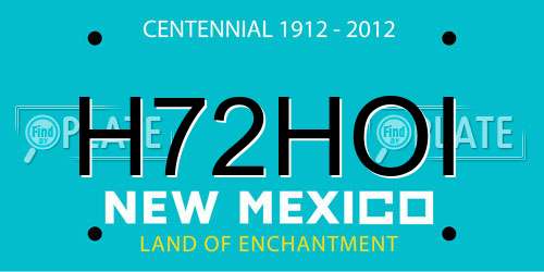 H72HOI New Mexico License Plate