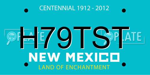 H79TST New Mexico License Plate
