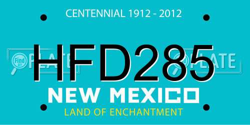 HFD285 New Mexico License Plate