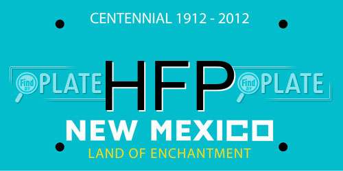 HFP New Mexico License Plate