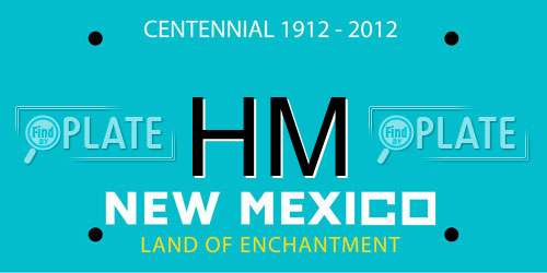 HM New Mexico License Plate