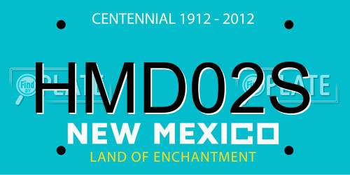 HMD02S New Mexico License Plate