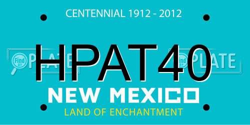 HPAT40 New Mexico License Plate