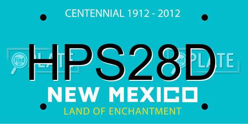 HPS28D New Mexico License Plate