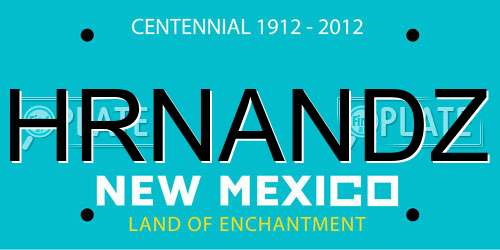 HRNANDZ New Mexico License Plate