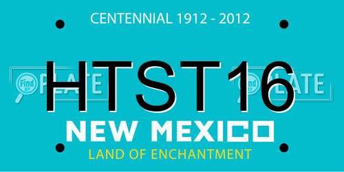 HTST16 New Mexico License Plate