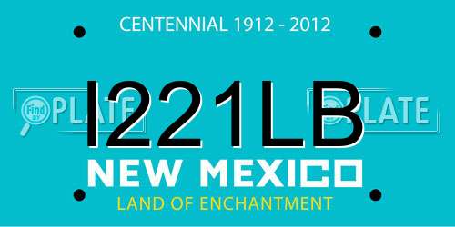 I221LB New Mexico License Plate