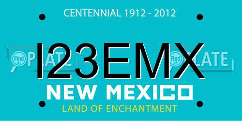 I23EMX New Mexico License Plate