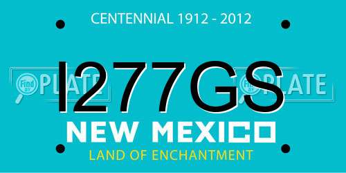 I277GS New Mexico License Plate