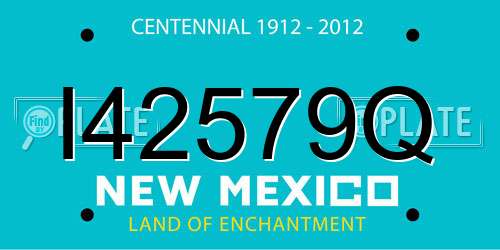 I42579Q New Mexico License Plate