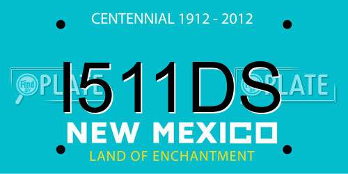 I511DS New Mexico License Plate