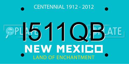 I511QB New Mexico License Plate