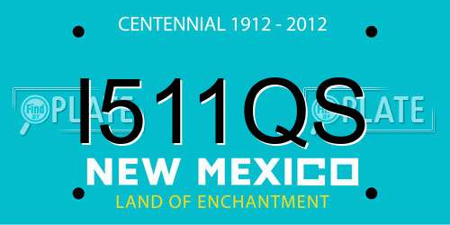 I511QS New Mexico License Plate