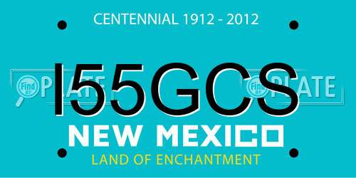 I55GCS New Mexico License Plate