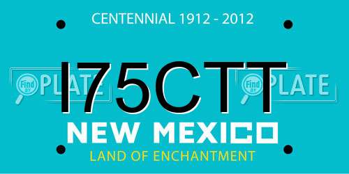I75CTT New Mexico License Plate