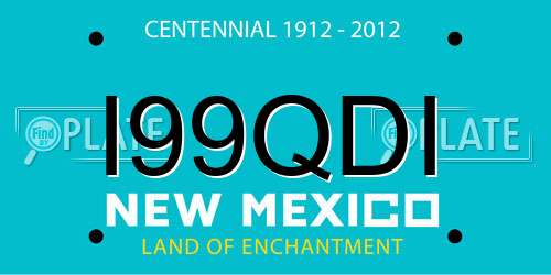 I99QDI New Mexico License Plate