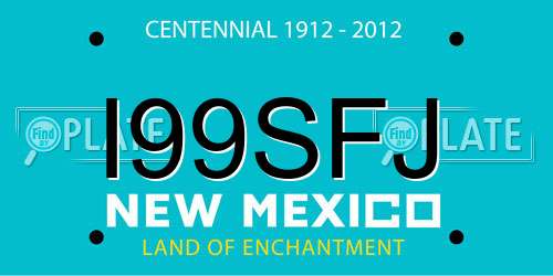 I99SFJ New Mexico License Plate