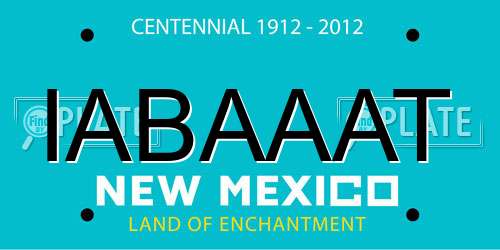 IABAAAT New Mexico License Plate