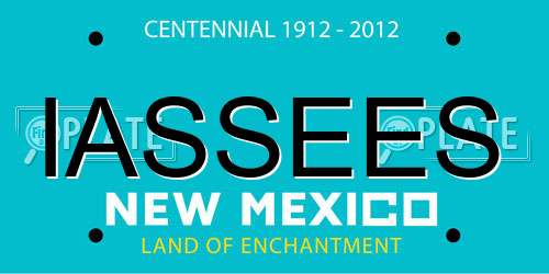 IASSEES New Mexico License Plate