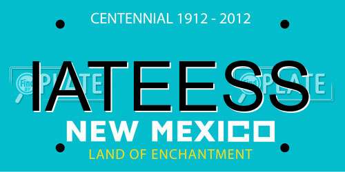 IATEESS New Mexico License Plate