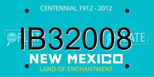 IB32008 New Mexico License Plate
