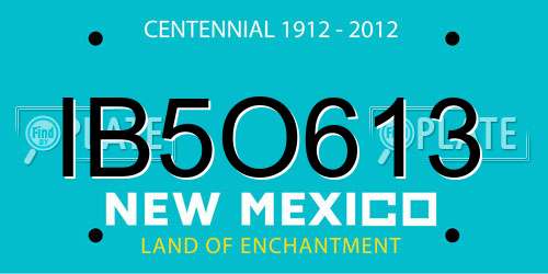 IB5O613 New Mexico License Plate