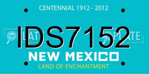 IDS7152 New Mexico License Plate