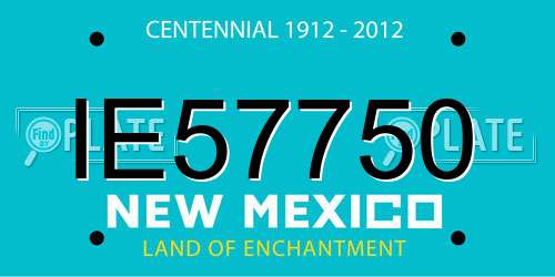 IE57750 New Mexico License Plate