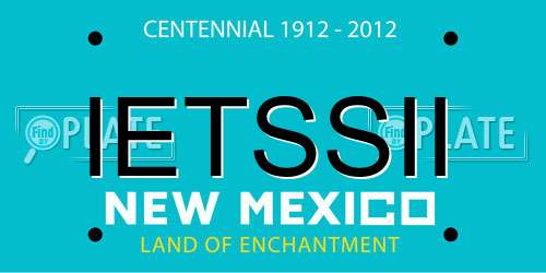 IETSSII New Mexico License Plate