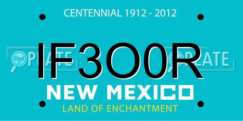 IF3O0R New Mexico License Plate