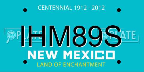 IHM89S New Mexico License Plate