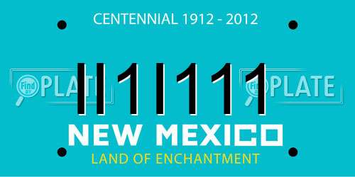 II1I111 New Mexico License Plate
