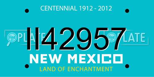 II42957 New Mexico License Plate